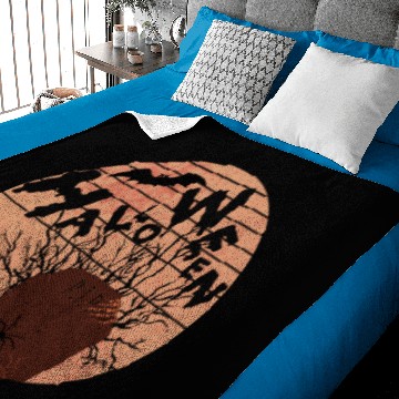 Discover A Tombstone On Halloween Baby Blankets
