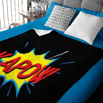 Discover KAPOW Nerd Nerdy Geek Computer Science Physics Baby Blankets
