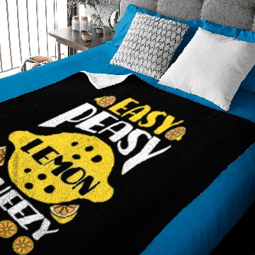 Discover Easy Peasy Lemon Squeezy Lemonade Stand Crew Squad Baby Blankets