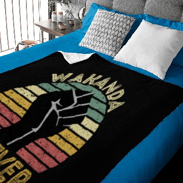 Discover Wakanda Forever Baby Blankets