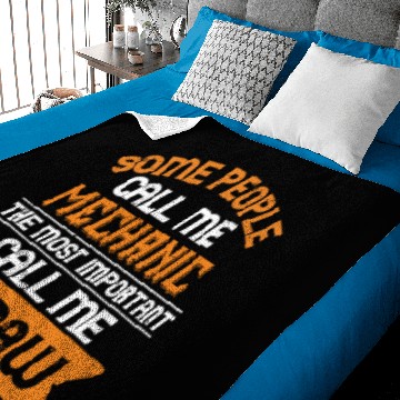 Discover Some people call me mechanic the most importent Baby Blankets