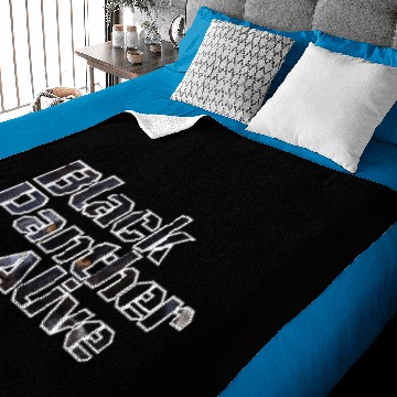 Discover Black Panther is Alive Baby Blankets