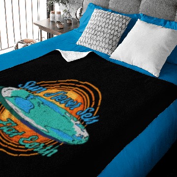 Discover Sun Never Sets On Flat Earth - Flat Earth Theory Baby Blankets