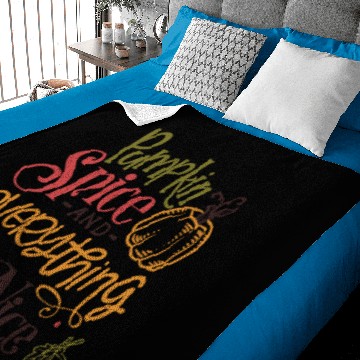 Discover Pumpkin spice and everything nice Baby Blankets