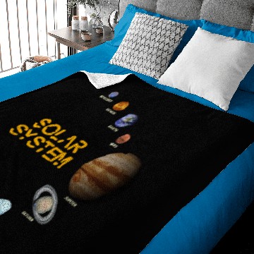 Discover Solar System! Baby Blankets