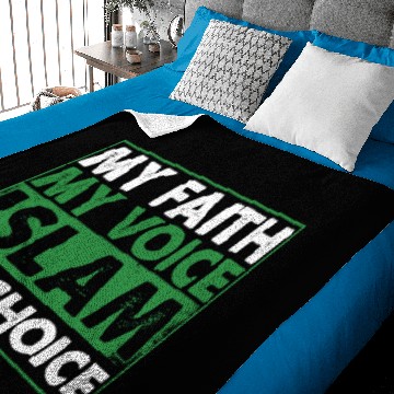 Discover My Faith Islam Muslim Allah Mosque Namaz Mecca Baby Blankets