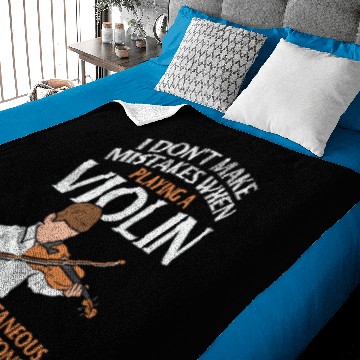 Discover Violinist Creative Decisions Baby Blankets