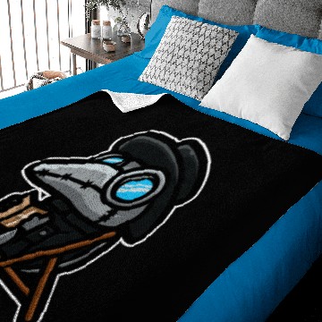 Discover Chibi Plague Doctor Baby Blankets