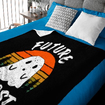 Discover Future Ghost Funny Paranormal Halloween Costume Baby Blankets