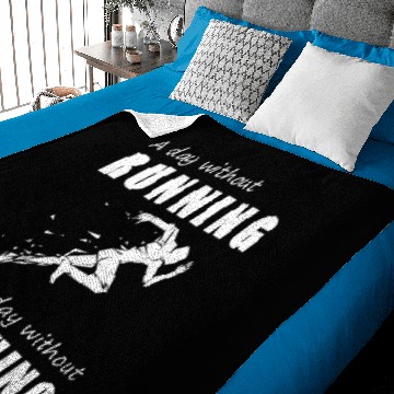 Discover A day without running is like aday without breath Baby Blankets