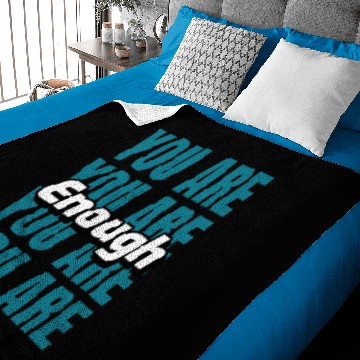 Discover You Are Enough Baby Blankets