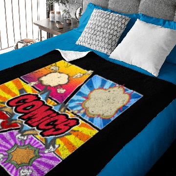 Discover Comic Comics manga Baby Blankets