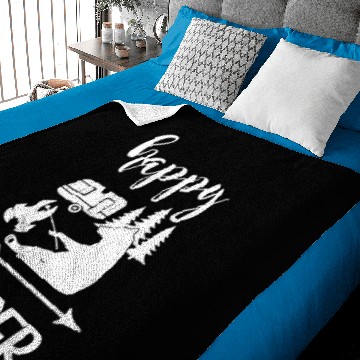 Discover Cute Happy Camper Baby Blankets