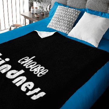 Discover choose kindness text Baby Blankets logo