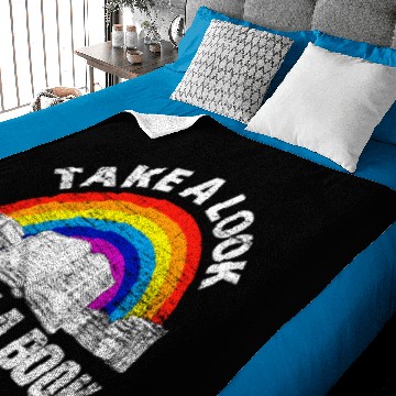 Discover Book Reading Rainbow Baby Blankets