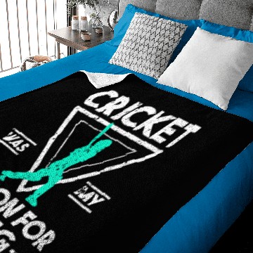 Discover Cricket Design for a Cricket Player Baby Blankets