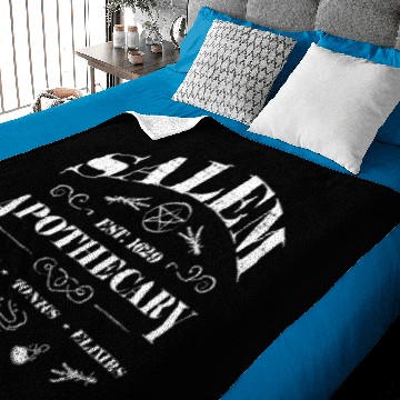Discover Salem Apothecary Funny Halloween Gift Baby Blankets