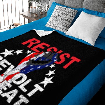 Discover Resist and Repeat Baby Blankets