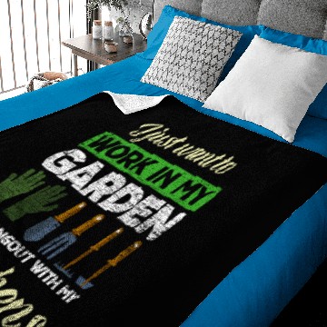 Discover Garden Chickens Baby Blankets