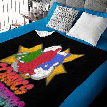Discover Comic Comics cartoon Baby Blankets