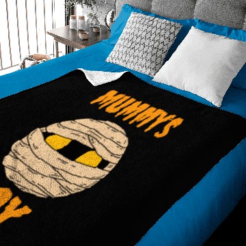 Discover Mummy's Boy - Mummy Halloween Mama Son Baby Blankets