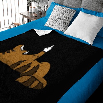 Discover Cat Middle Finger not today Baby Blankets