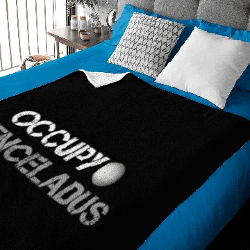 Discover SPACEX: OCCUPY ENCELADUS Baby Blankets