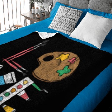 Discover Love Art Teacher Baby Blankets