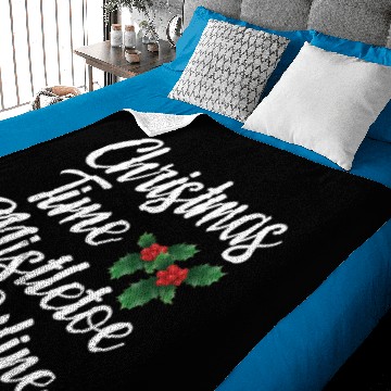 Discover Mistletoe and Wine Baby Blankets