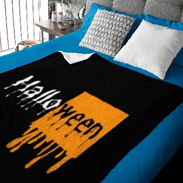 Discover Halloween Orange Logo Baby Blankets