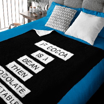 Discover Chocolate is a Vegetable Vegetable Fruit Gift Baby Blankets