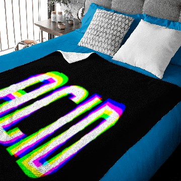 Discover acid house trippy glitch dj raver clubber edm gift Baby Blankets