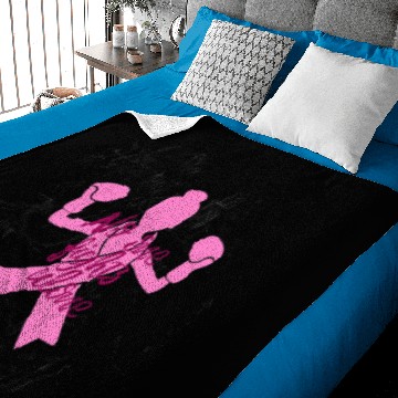 Discover No One Fights Alone Breast Cancer Support Gift Sur Baby Blankets