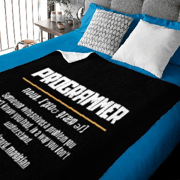 Discover Funny Software Developer Definition Baby Blankets