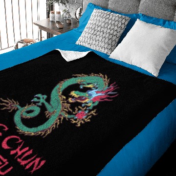 Discover Wing Chun Kung Fu chinese dragon Baby Blankets