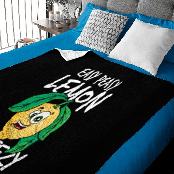 Discover Easy Peasy Lemon Squeezy Lemon Saying Baby Blankets