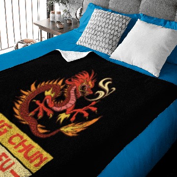 Discover Wing Chun Kung Fu chinese dragon Baby Blankets