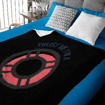 Discover trust me I'm a lifeguard Baby Blankets