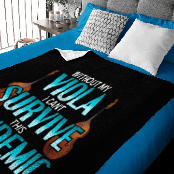 Discover Viola Music String Instrument Orchestra Gift Idea Baby Blankets