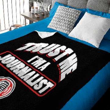 Discover Trust Me I´m A Journalist Journalism Writer Baby Blankets
