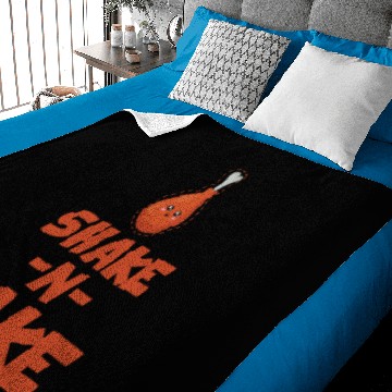 Discover Shake N Bake Chicken Wing Nugget Baby Blankets