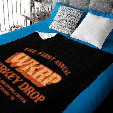 Discover Wkrp Turkey Drop Baby Blankets