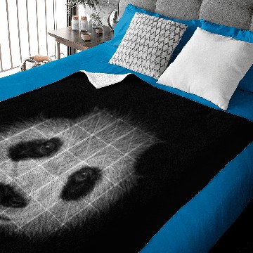 Discover Fancy Panda Illustration Funky Panda-Bear Drawing Baby Blankets