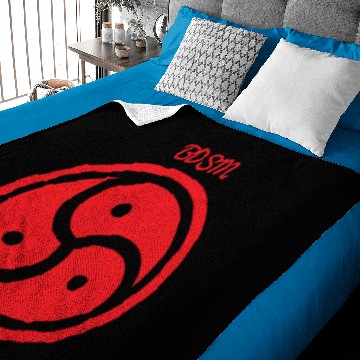 Discover BDSM logo RED Baby Blankets