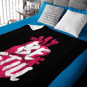 Discover My Beating, Bleeding Heart Baby Blankets