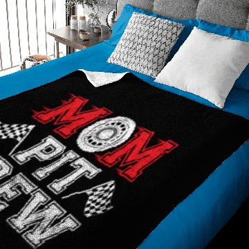 Discover Mom Pit Crew Baby Blankets