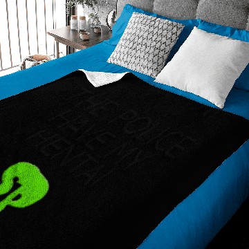 Discover The Police Have My hen Sticker Baby Blankets