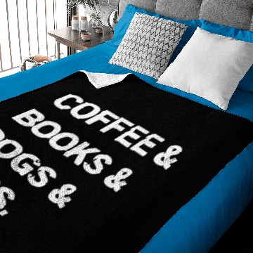 Discover Coffee & Books & Dogs & Naps Baby Blankets