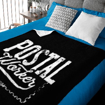 Discover Postal worker postman Courier Mailman Mail Carrier Baby Blankets