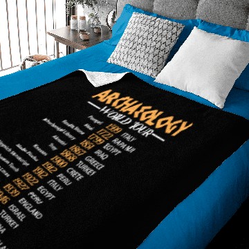 Discover Archaeology World Tour Baby Blankets